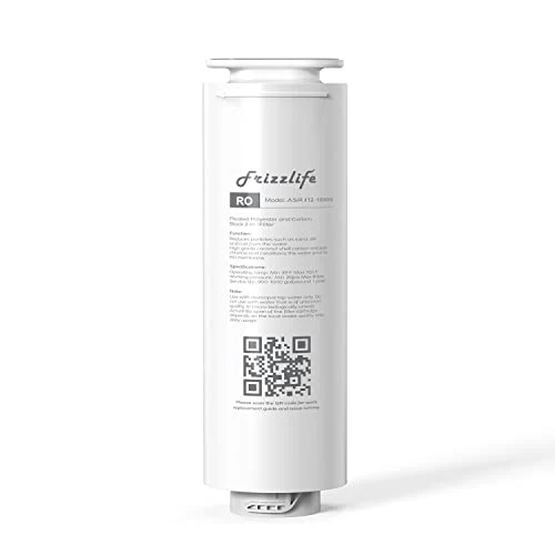 Cartucho de filtro de repuesto Frizzlife ASR412-1000G RO para PD1000-TAM4 (segunda etapa)