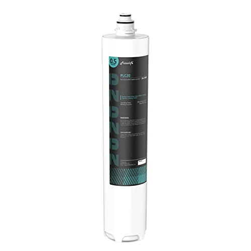 Kit de carcasa de repuesto Frizzlife SW20-HF con cartucho de filtro PLC20 en su interior - Para sistemas de filtro de agua bajo fregadero SW20 y SW20F