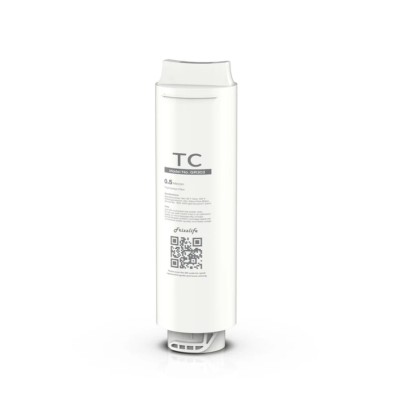 Cartucho de filtro de repuesto Frizzlife GR303 (TC) para el filtro de agua de ultrafiltración GX99