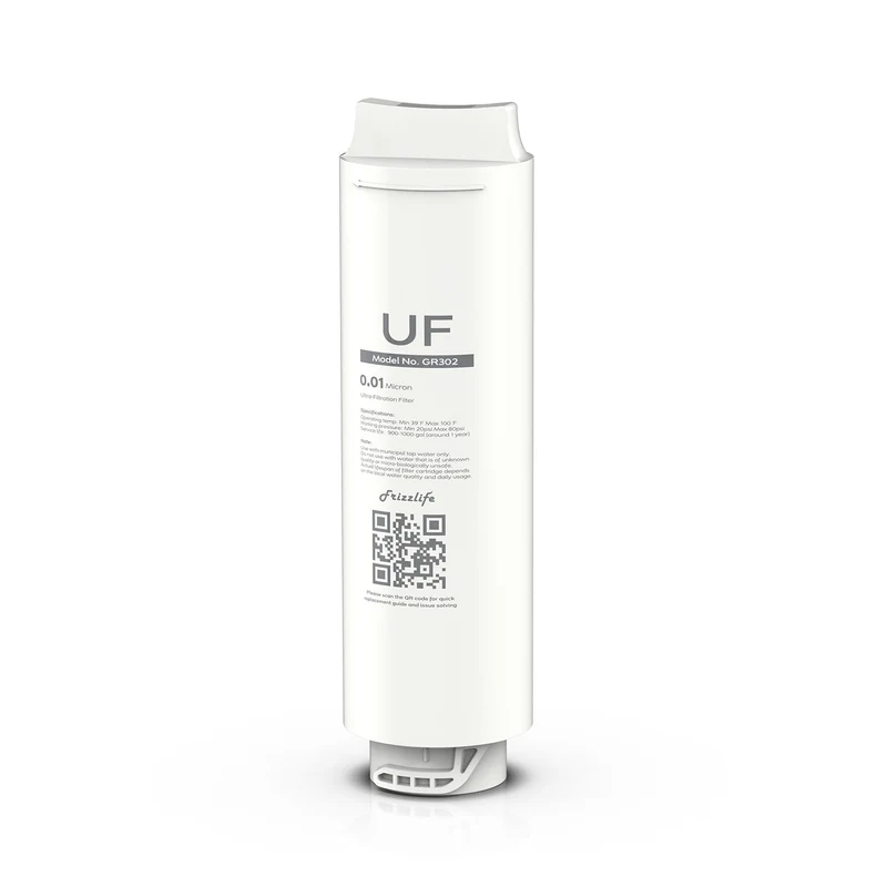 Cartucho de filtro de repuesto Frizzlife GR302 (UF) para el filtro de agua de ultrafiltración GX99