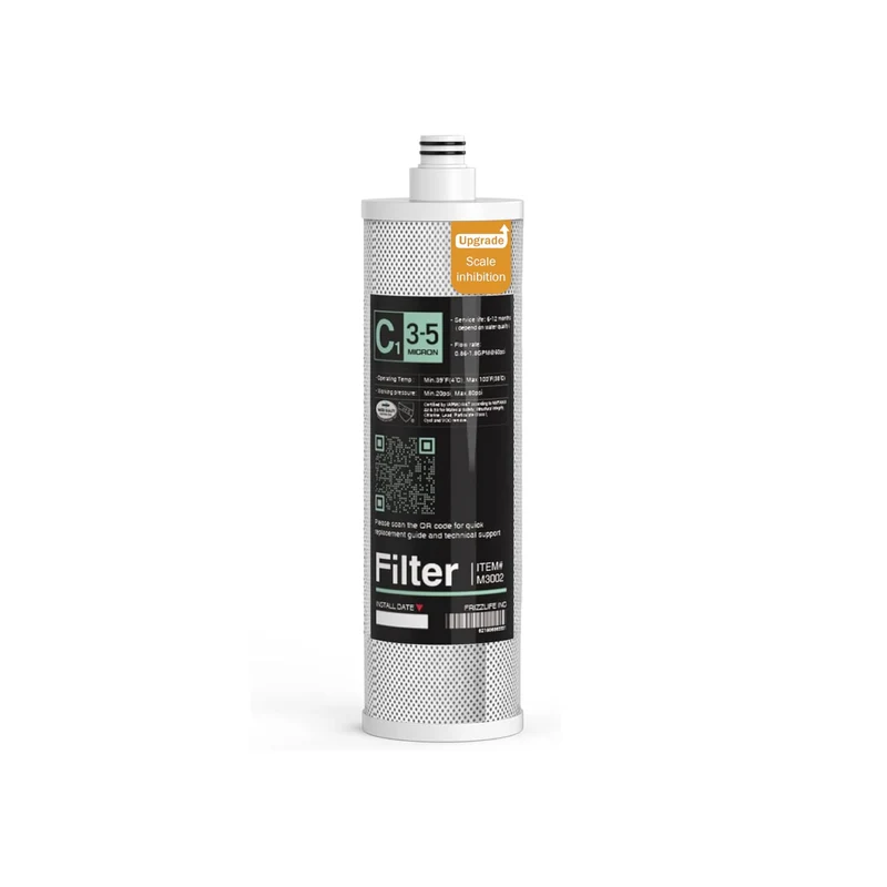 Cartucho de filtro de repuesto FRIZZLIFE M3002 (C1) para sistema de filtro debajo del fregadero SK99 y SP99