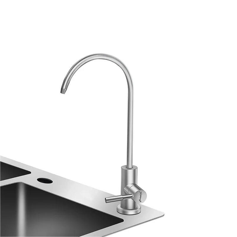 El grifo con filtro de agua Frizzlife RO se adapta a la mayoría de los sistemas de filtración de agua potable por ósmosis inversa.