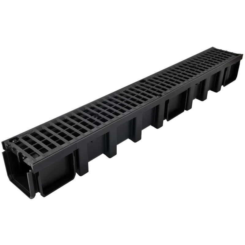 Set Canaleta Piso Vehicular 1m