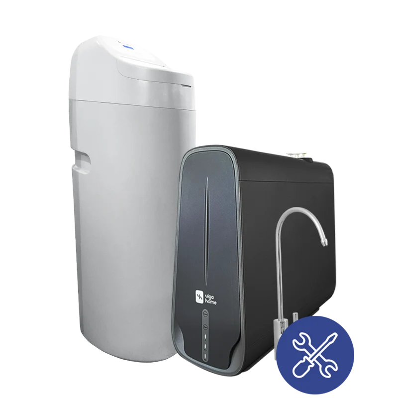 Pack Home Compact M: PureCompact y Ablandador de agua - hasta 5 personas