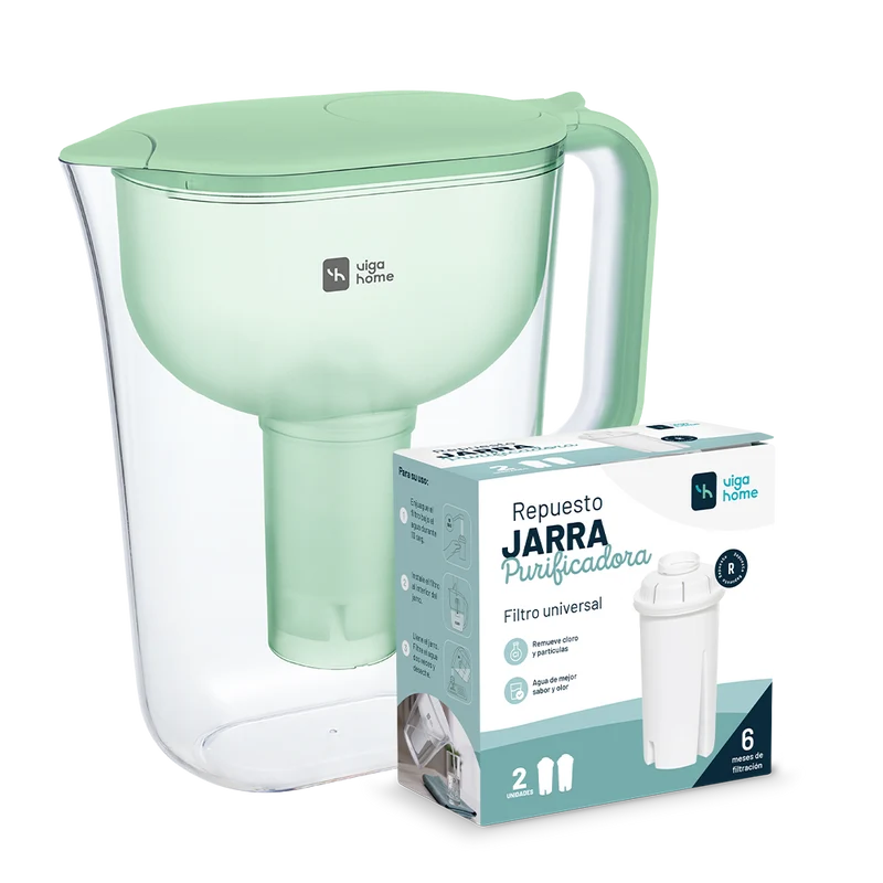 Pack Jarra Verde + 2 filtros extra