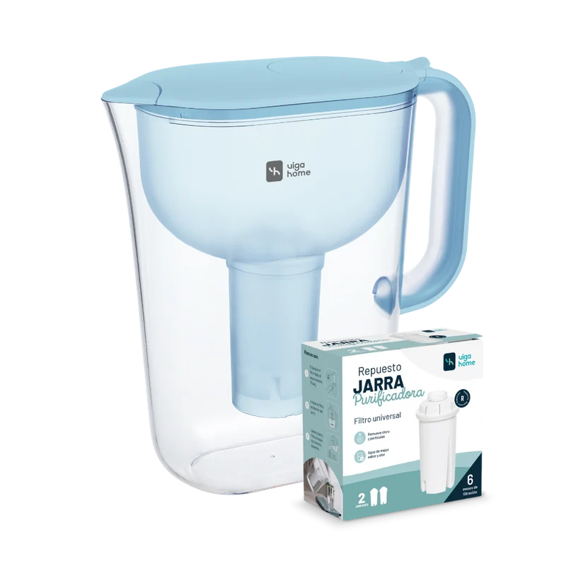 Pack Jarra Celeste + 2 filtros extra