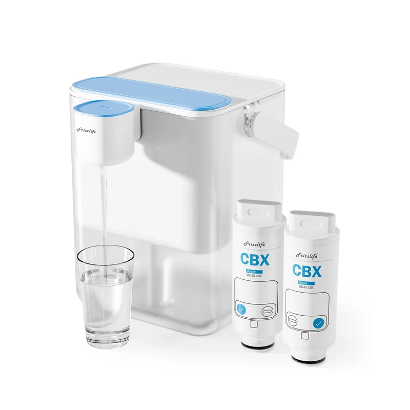 Frizzlife 8-Stage Countertop Water Filter Dispenser, MD40