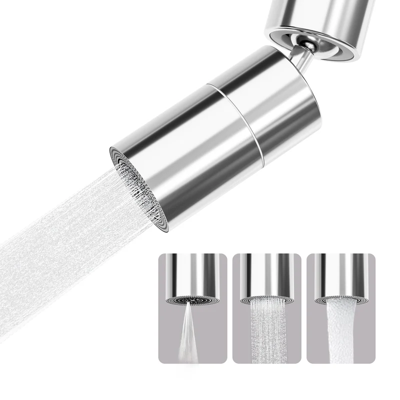 Frizzlife 360° Swivel Faucet Aerator Extender, FD360