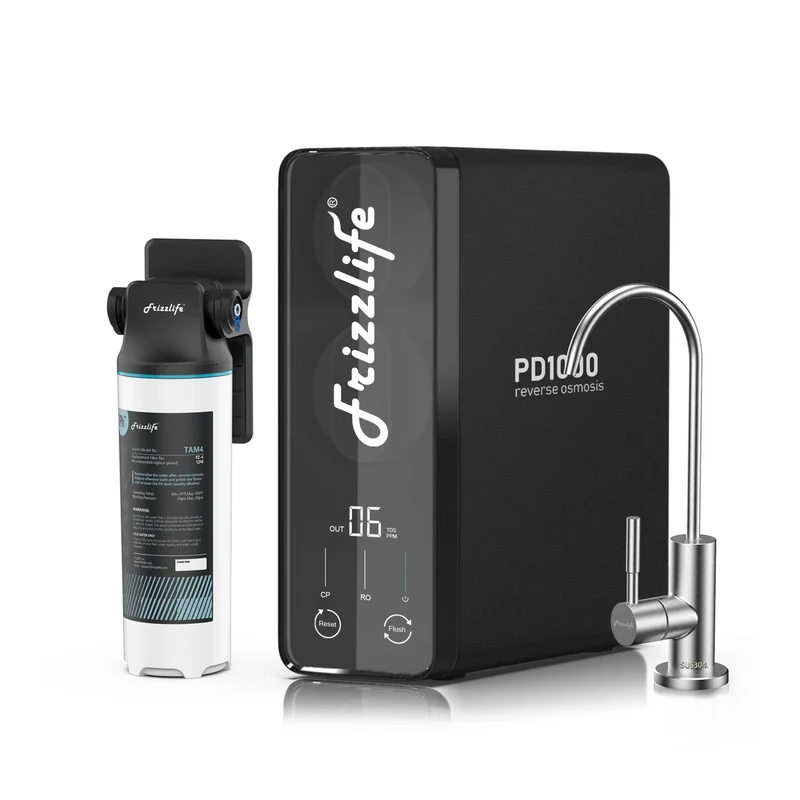 Frizzlife 1000 GPD Tankless Reverse Osmosis System – Remineralization, PD1000-TAM4