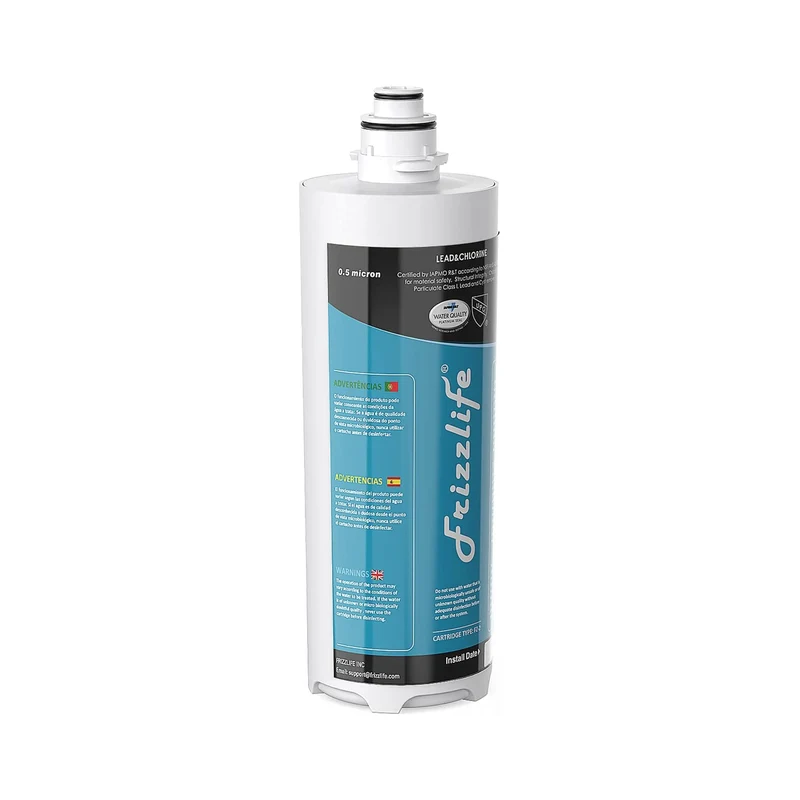Frizzlife MS-HF Replacement Filter Cartridge Kit For MS99 - Includes Filter Cartridge and Filter Housing