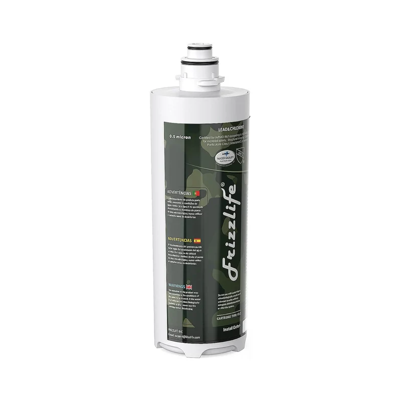 Frizzlife MV-HF Replacement Filter Cartridge Kit For MV99 - Includes Filter Cartridge and Filter Housing