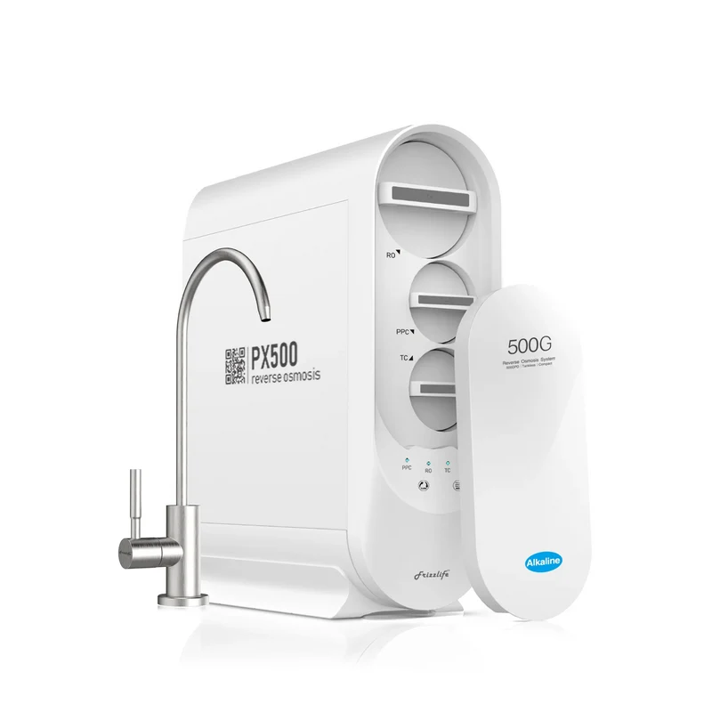 Frizzlife 500 GPD Tankless Reverse Osmosis System – Remineralization, PX500-A
