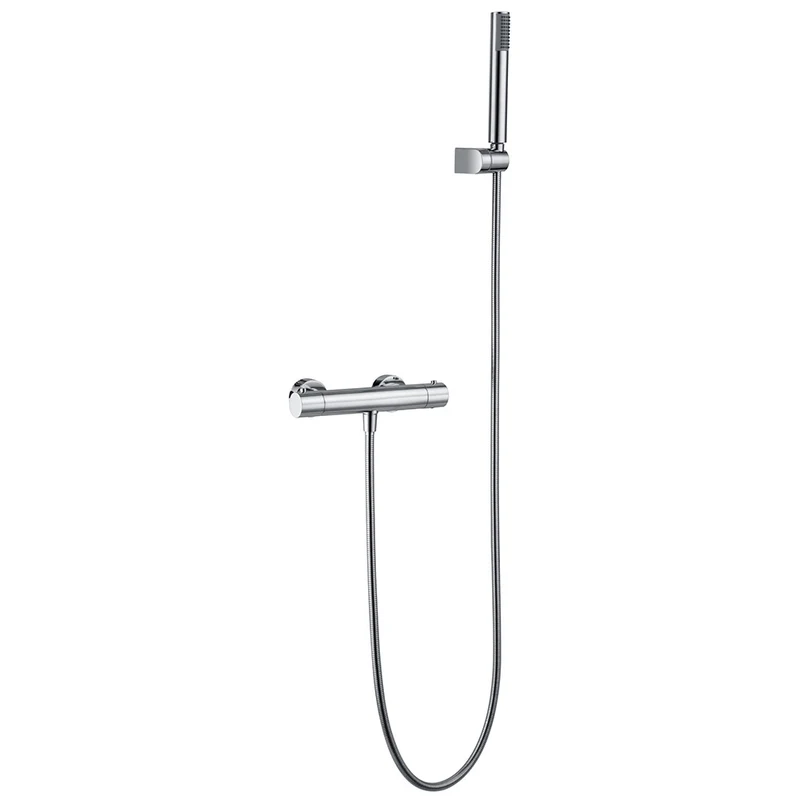 Chicago | Grifo de ducha Termostático | Cartucho Termostático cerámico de 35mm | Mango ducha redondo