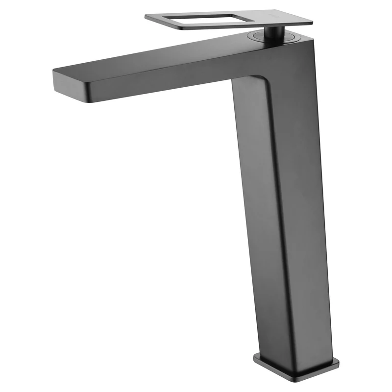 Imex – Valencia grifo monomando de lavabo alto negro mate