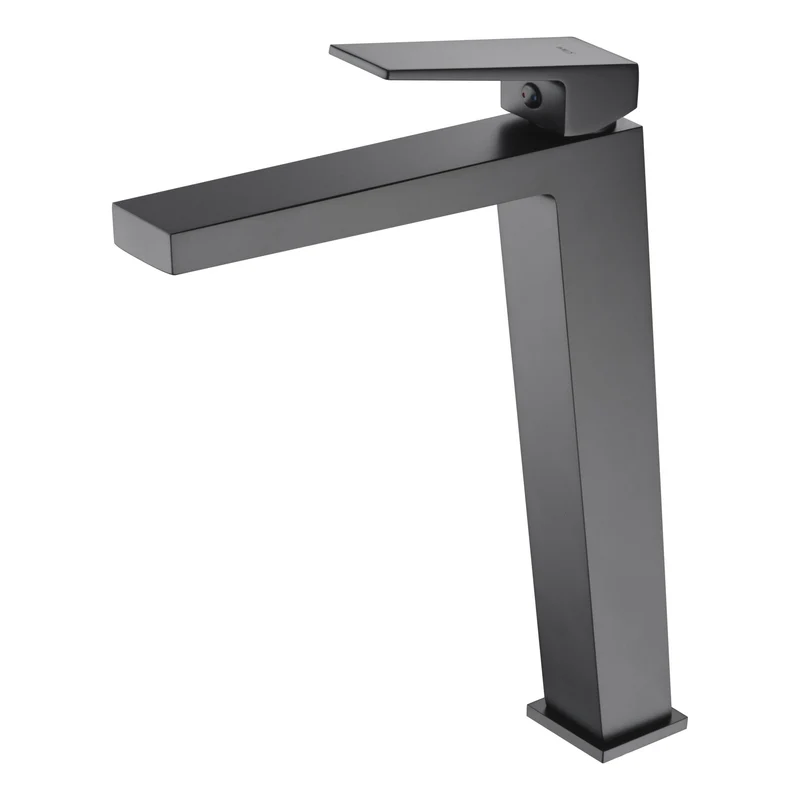 Imex – Art grifo monomando de lavabo alto negro mate