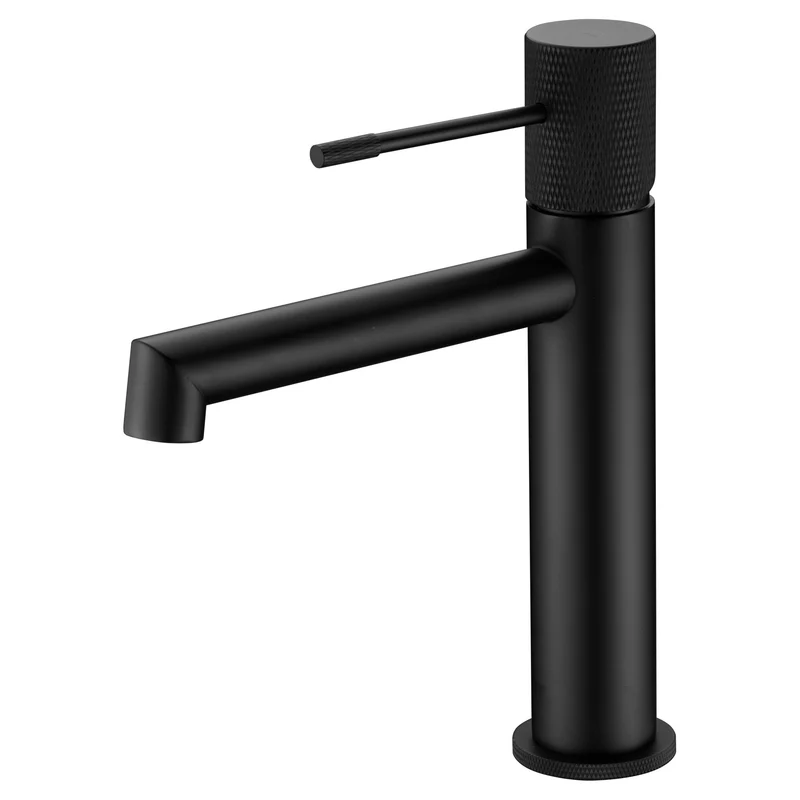 Imex – Line grifo monomando de lavabo negro mate