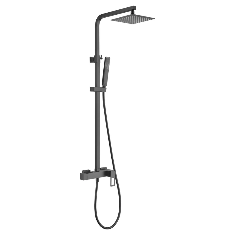 Imex – Suecia columna de ducha monomando negro mate