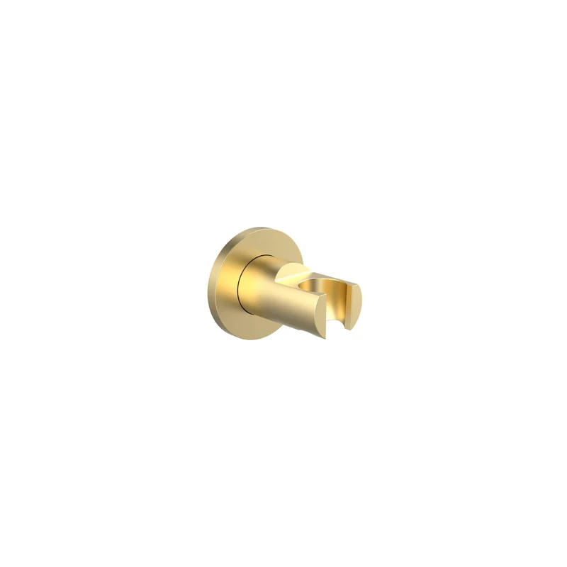 Roca – Soporte fijo para ducha de mano Wall Round A5B1350VA0 acabado oro cepillado