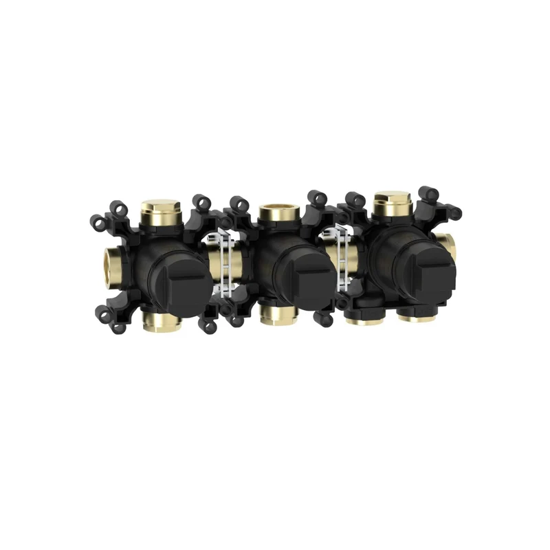Roca - T-Multi Switch cuerpo empotrable para grifería de baño-ducha de 2 vías, acabado cromado A5E704AC00.