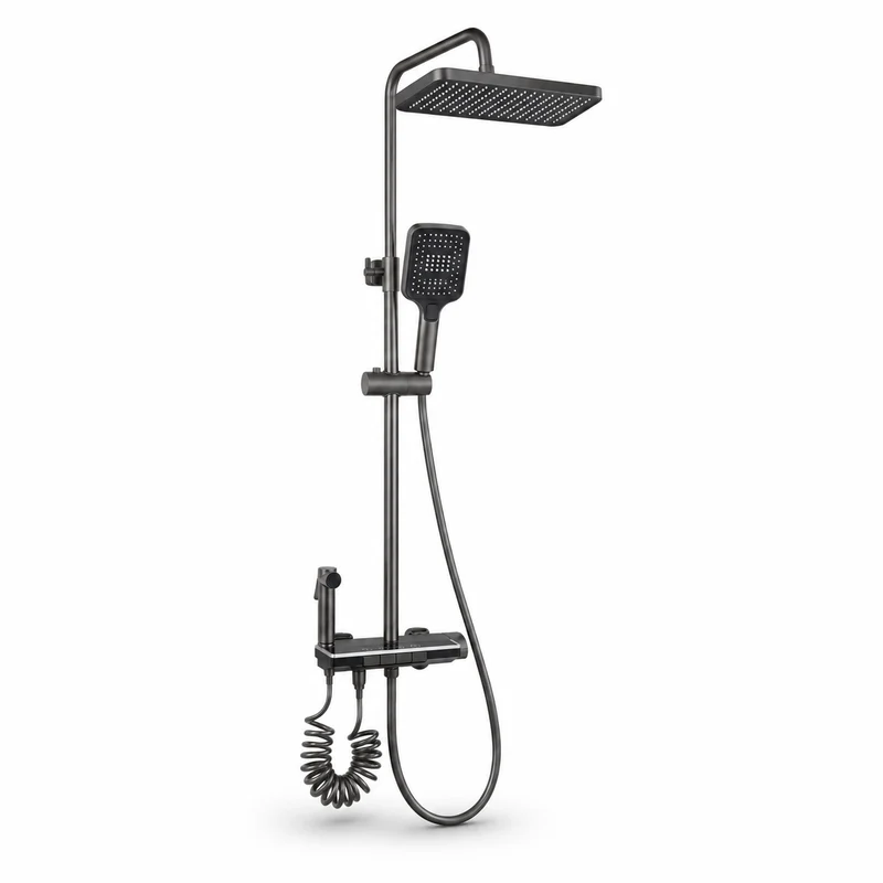 Columna De Ducha Termostática Con Rociador Superior