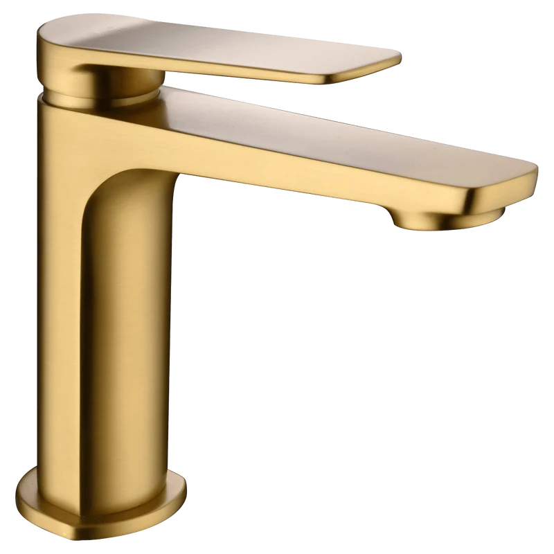 Imex – Nápoles grifo monomando de lavabo oro cepillado