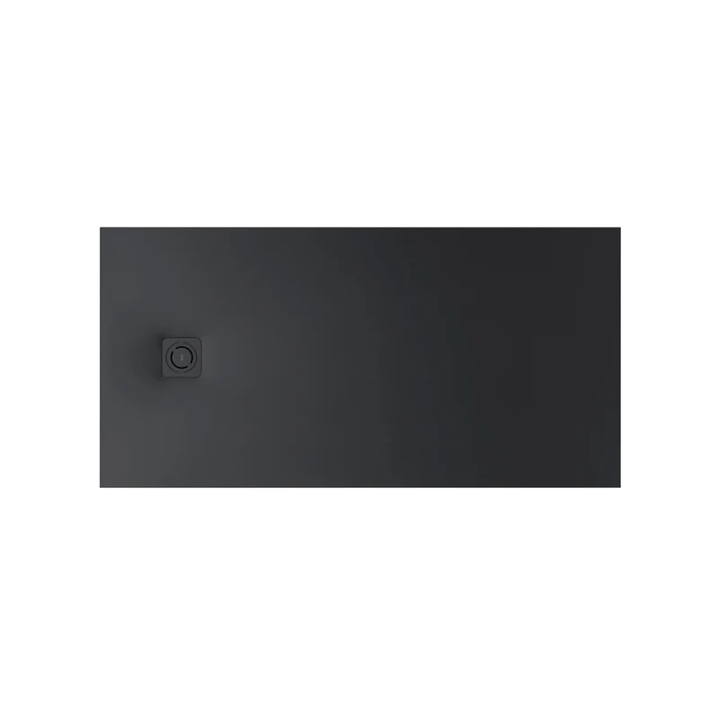 Roca - Plato de ducha Terran extraplano de STONEX® Negro
