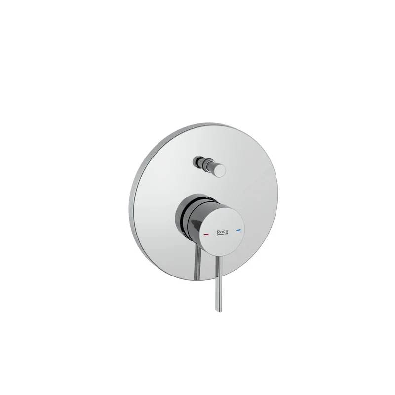 Roca - Mezclador monomando empotrable para baño-ducha Ona Cromado A5A0B9EC00. A completar con RocaBox A525869403