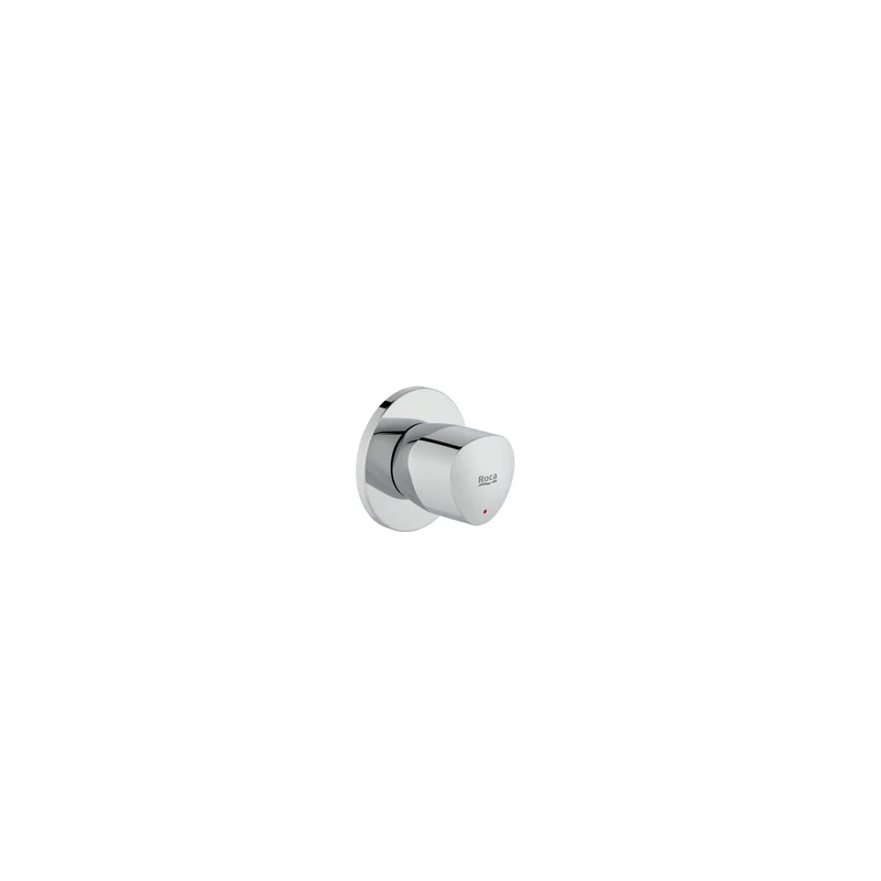 Roca - Llave de paso recto de 3/4” de agua caliente (índice rojo) A5A198EC00