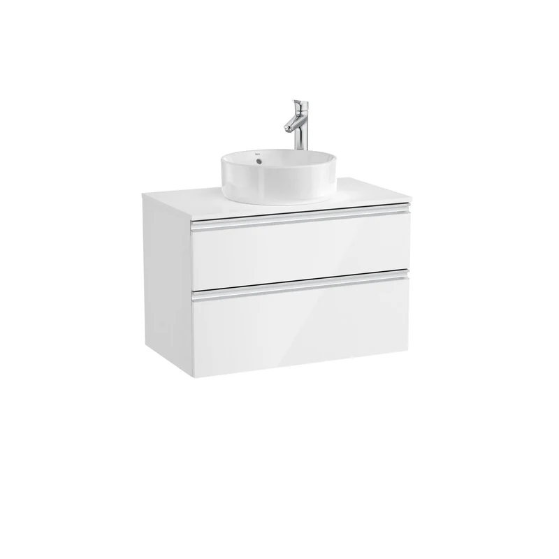 Roca - The Gap Mueble base de dos cajones para lavabo de sobre encimera