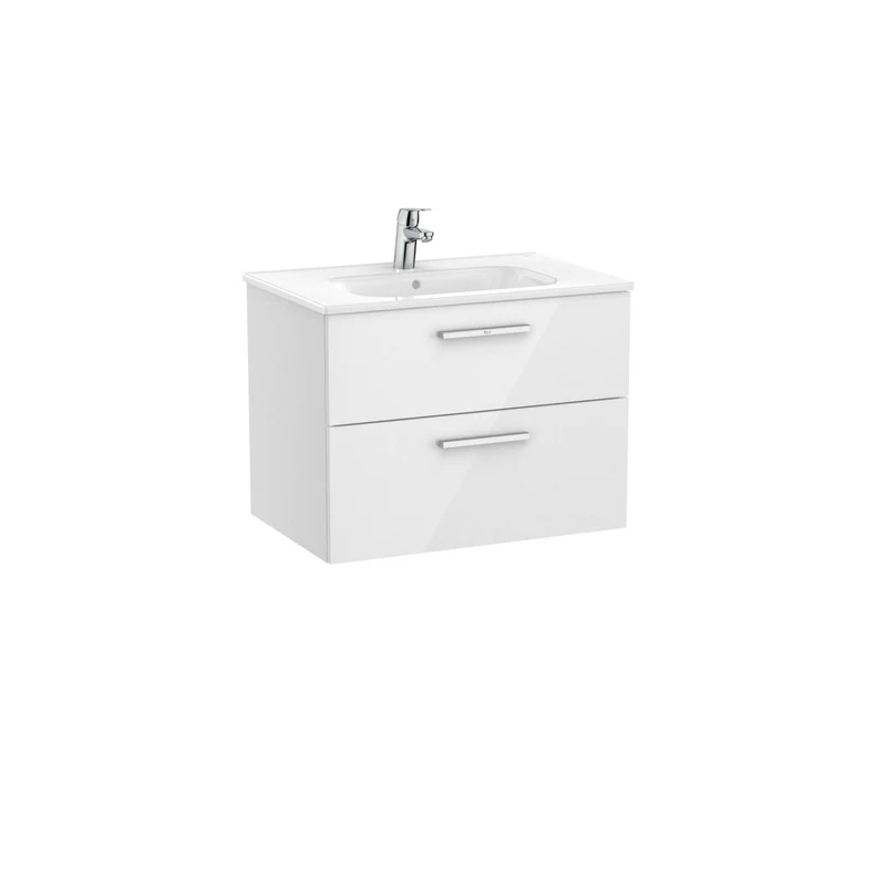 Roca - Victoria Mueble base Unik de dos cajones y lavabo