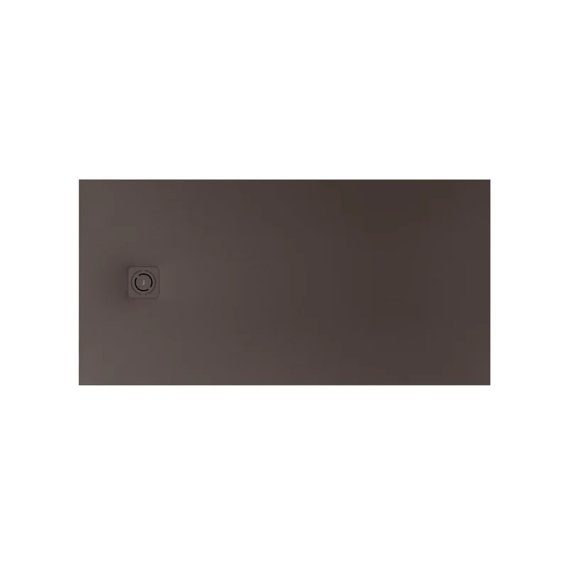 Roca - Plato de ducha Terran extraplano de STONEX® Café