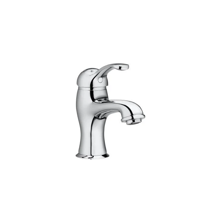 Roca - Grifo de lavabo cromado monomando liso CARMEN con desagüe click-clack y cuerpo liso A5A304BC00