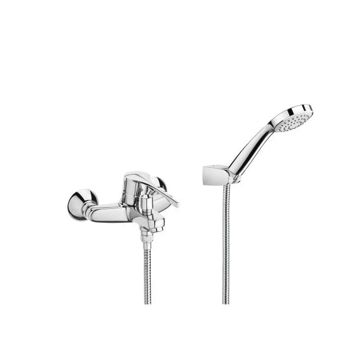 Roca - PRO Mezclador exterior baño-ducha, flexible de 1,70 m. y soporte Victoria A5A0123C02