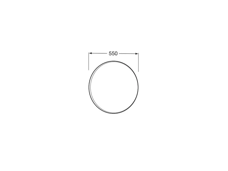 Roca - Espejo Luna circular