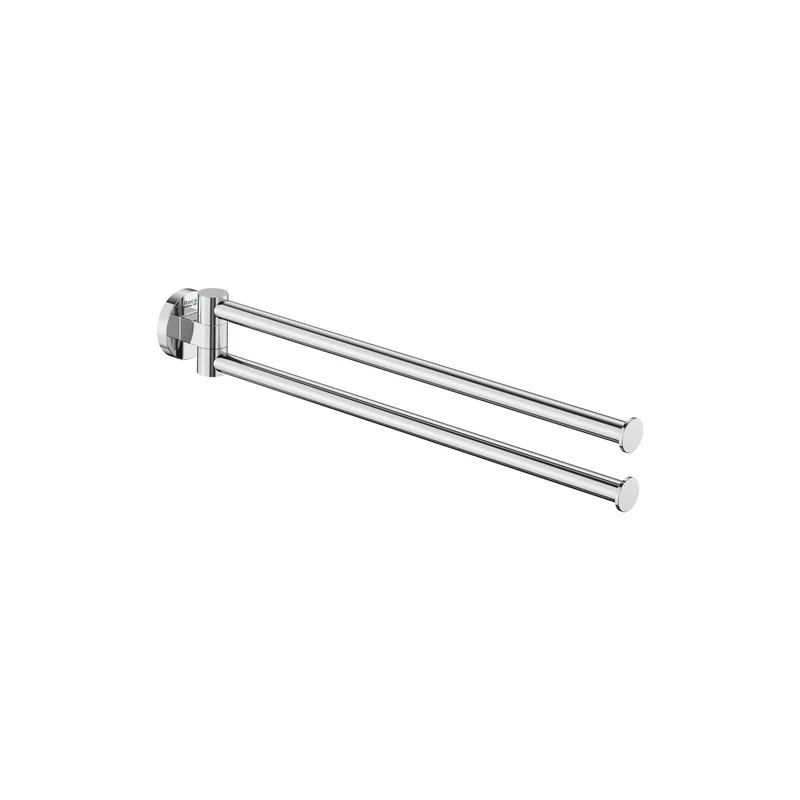 Roca - Toallero doble giratorio Hotels Round 69 x 56 x 432 mm Cromado A817578C00
