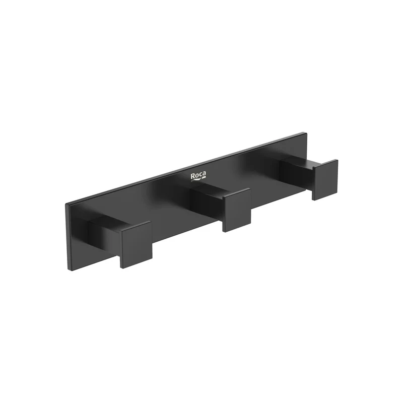 Roca - Percha triple Hotels Square Negro Mate A817603C40