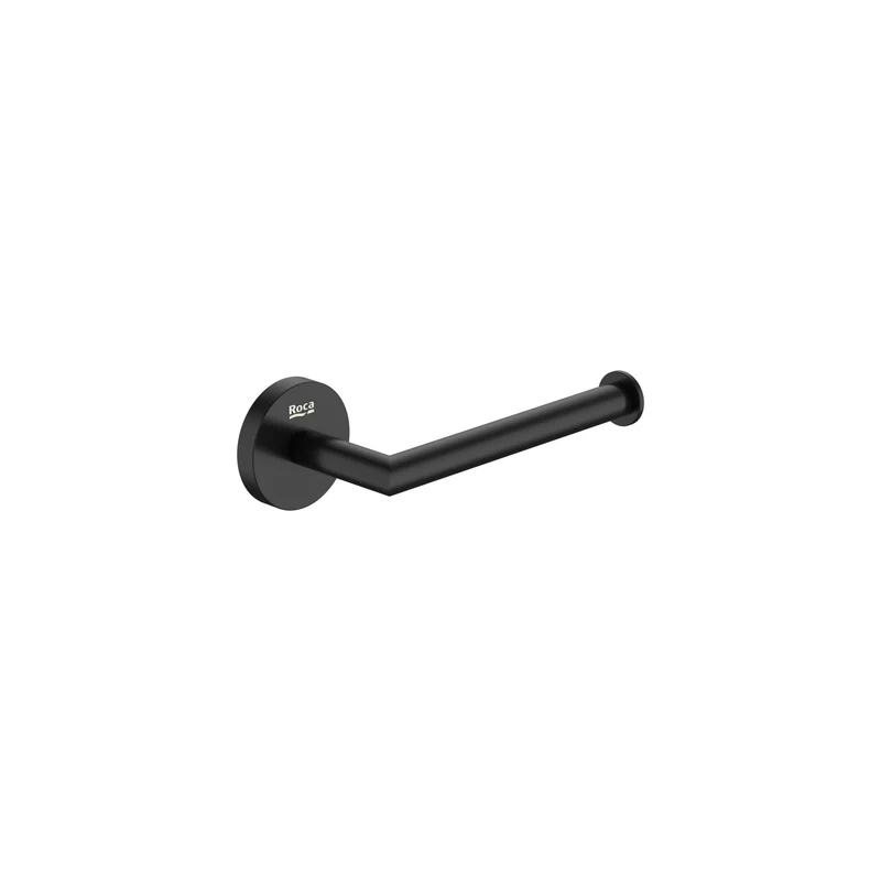Roca - Portarrollo sin tapa Hotels Round Negro Mate A817582C40