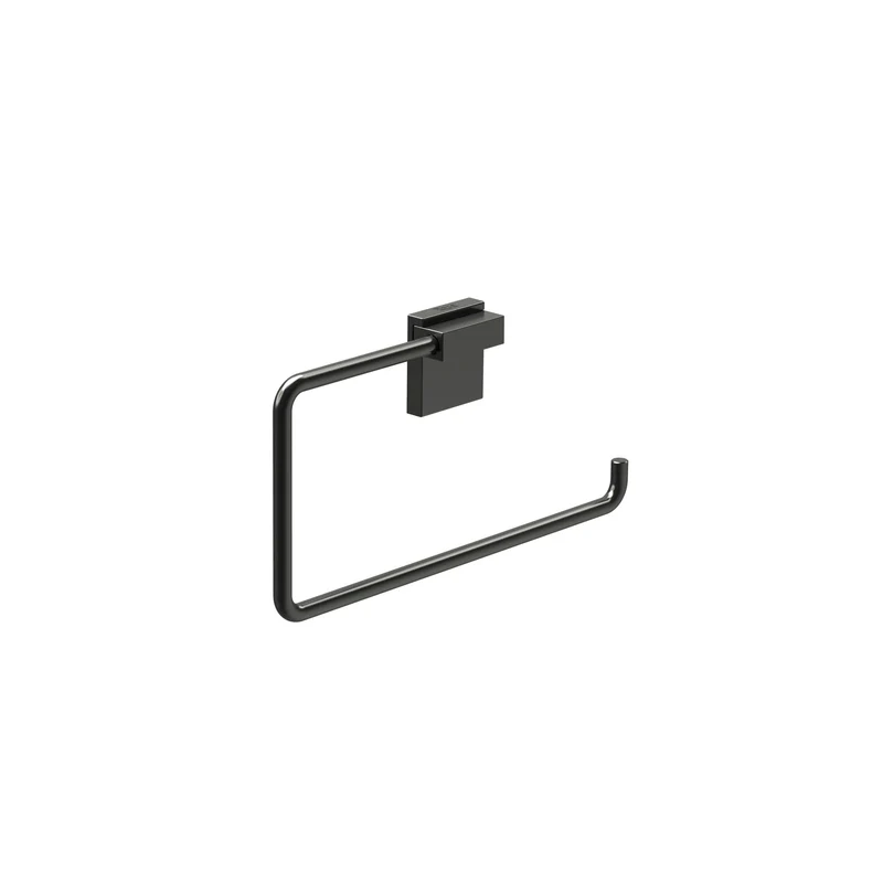 Roca - Toallero de anilla Rubik Negro Mate A816847024