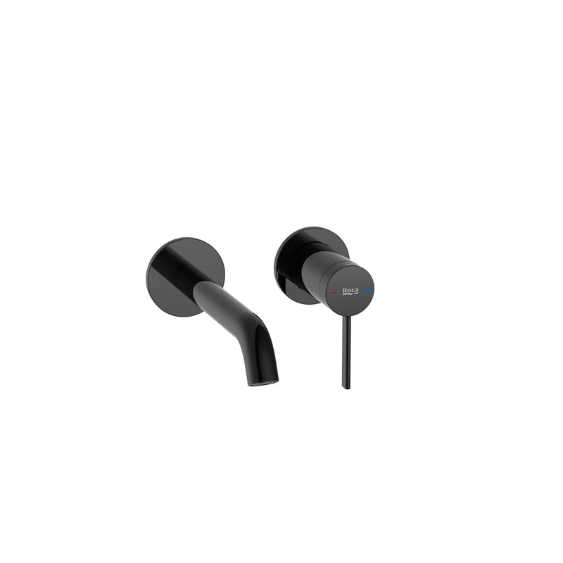 Roca - Mezclador monomando empotrable para lavabo Ona, Negro Titanio A5A359ECN0