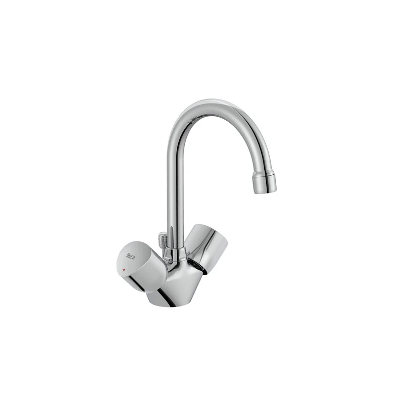 Roca - Mezclador bimando para lavabo con caño giratorio Brava A5A368EC00