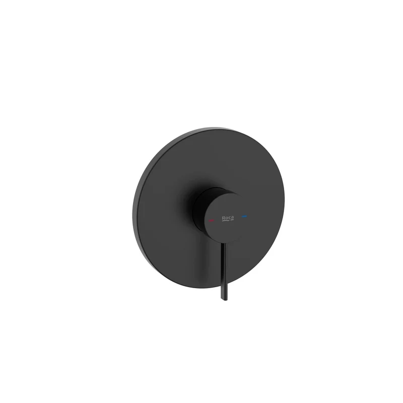 Roca - Mezclador monomando empotrable para ducha Ona Negro Mate A5A2B9ENB0. A completar con RocaBox A5A2B9ENB0