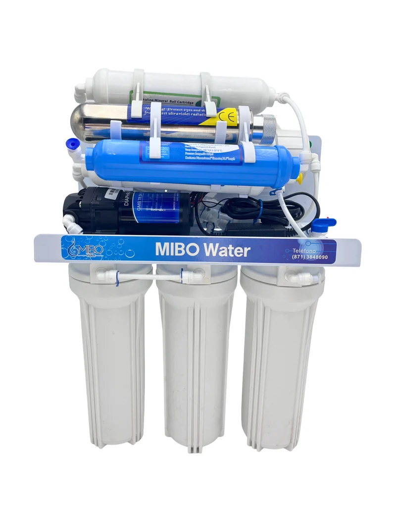 Mibo Water Osmosis Inversa 8 etapas Uv + Alcalino + Iones de Plata