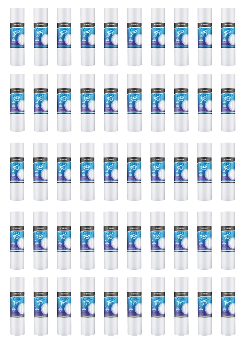 50 Filtro De Agua Sedimento Polipropileno 2.5x10