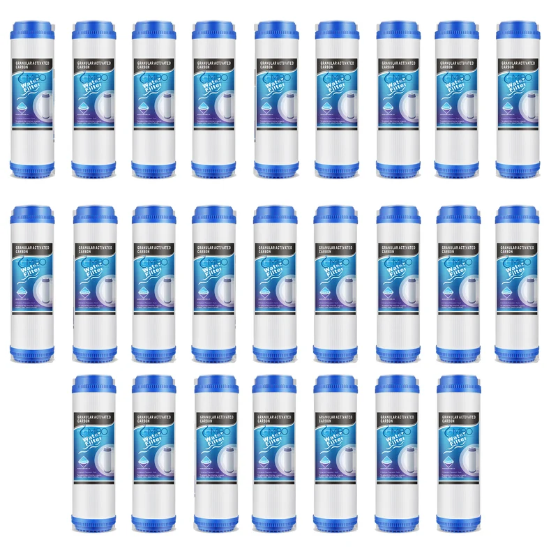 25 Piezas Filtro De Carbón Activado Granulado Gac 2.5x10