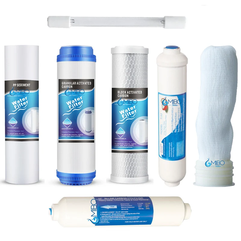 Kit De 7 Repuestos Filtros De Agua Ultrafiltración 2.5x10