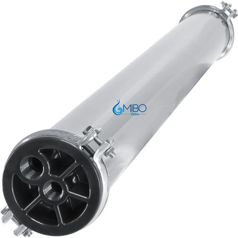 Portamembrana Osmosis Inversa 4x40 Acero Inoxidable 300psi