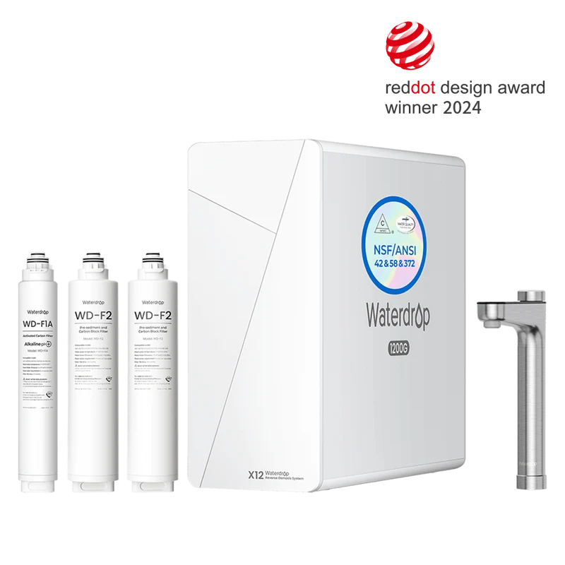 Waterdrop X Series Reverse Osmosis System, X12-F1A