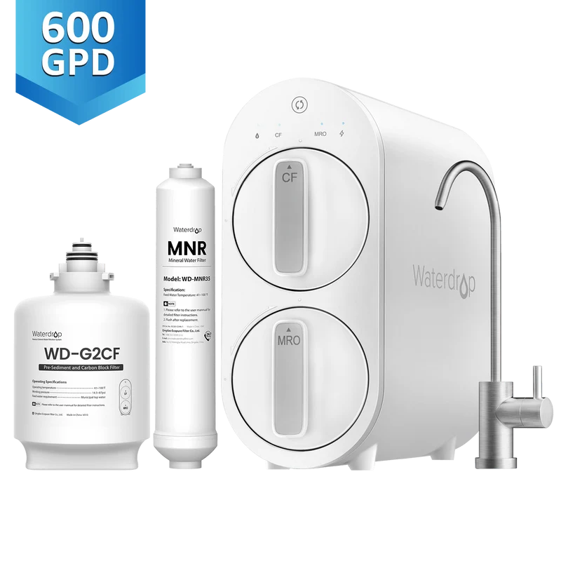 Waterdrop G2P600 Remineralization RO System Combo Kit