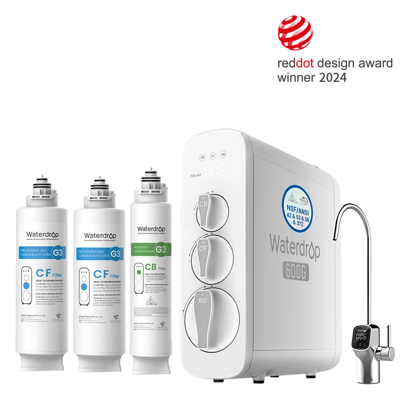 G3P600 Tankless RO System Combo Set - Waterdrop G3P600