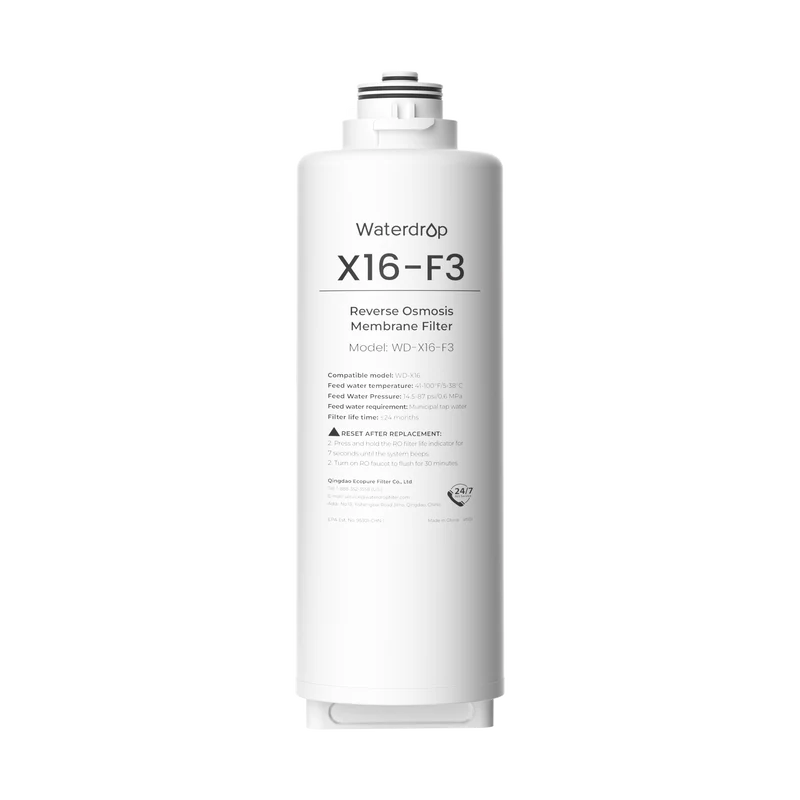 X16-F3 Filter for Waterdrop X16 Reverse Osmosis System | 1600 GPD